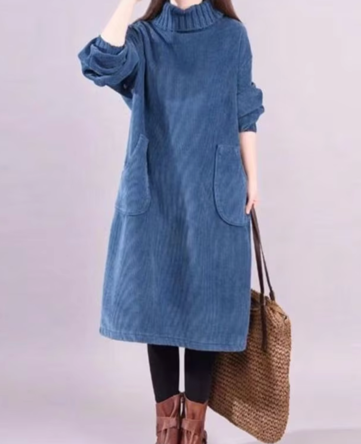 Norma | Plus size winter dress