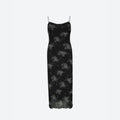Bianca® | Vintage floral lace dress with sheer overlay