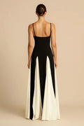 Delia® | Dress Two Tone Black & White Maxi Dress