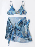 Kezia® | Marble Print One-Piece Bikini