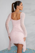Valeria® | Dress with pearls and elegant long sleeves