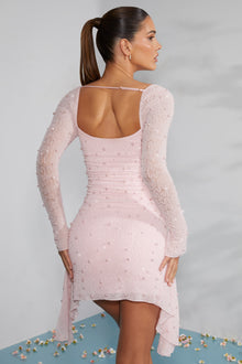 Valeria® | Dress with pearls and elegant long sleeves