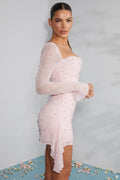 Valeria® | Dress with pearls and elegant long sleeves