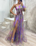 Alessandra® | Elegant Off-The-Shoulder Party Dress