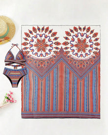 Basilia® | Bikini Set With Tie-Dye Scarf