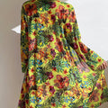 Lauryn® | 3-Piece Bikini With Flowers And Robe