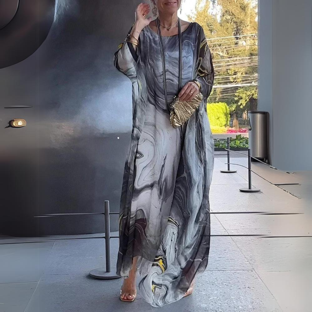 Marcia® | Elegant Silk Chiffon Dress
