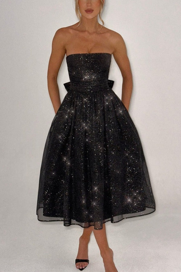 Kaylee® | Sexy off shoulder backless sexy maxi dress with bow