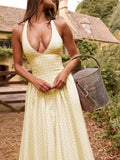 Naomi® | Midi Dress With Deep V-Neck