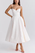 Lorraine® | Strapless V-neck sleeveless tutu maxi dress