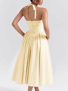 Naomi® | Midi Dress With Deep V-Neck