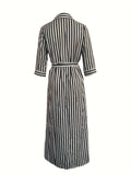 Verónica® | Striped Maxi Dress