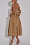 Kaylee® | Sexy off shoulder backless sexy maxi dress with bow