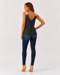 Amara Waffle Sleeveless Tops
