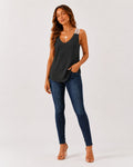 Amara Waffle Sleeveless Tops