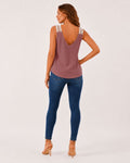 Amara Waffle Sleeveless Tops