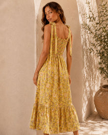 Aurelia Printed Halterneck Midi Dress
