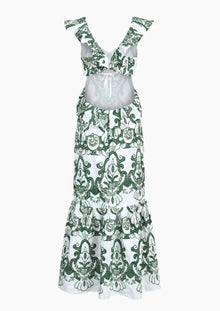 Krystel® | Long dress with slit