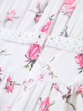 Emery® | Short floral dress with V-neck