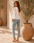 Celeste Lace Long-sleeved Blouse