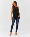 Dahlia Summer Lace Halter Tops