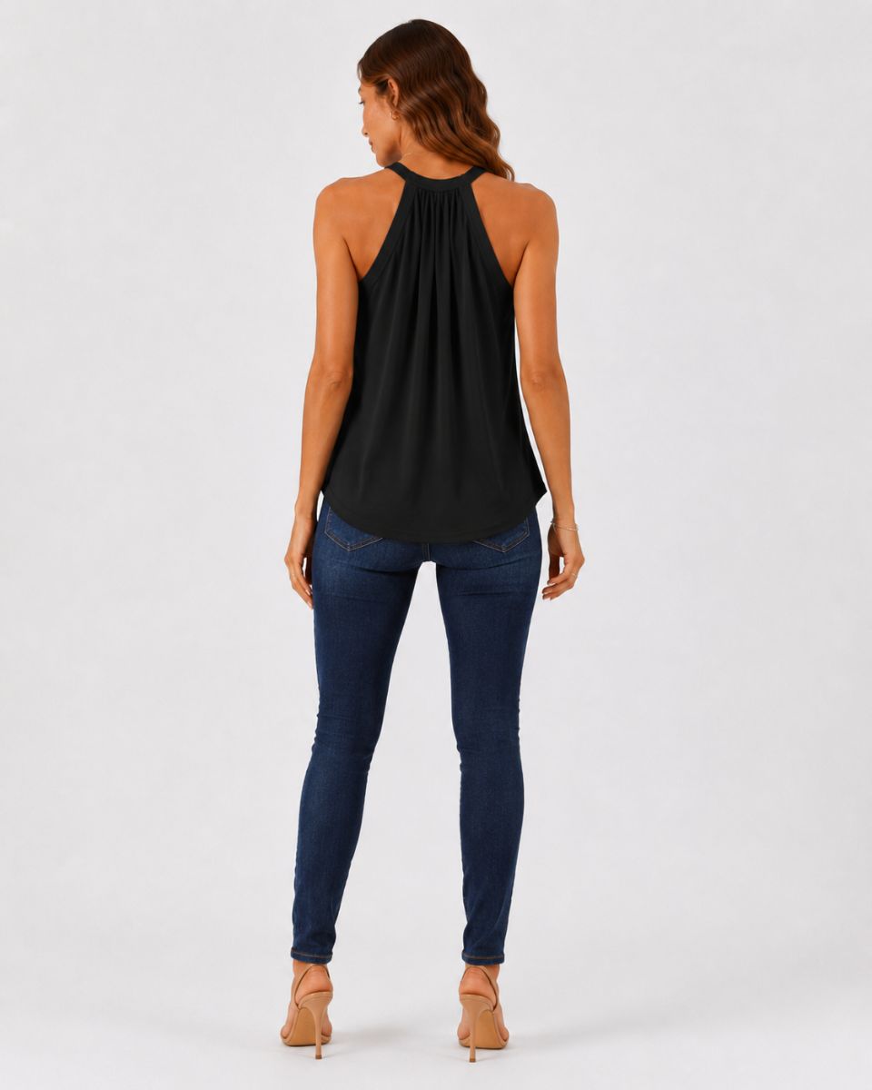 Dahlia Summer Lace Halter Tops