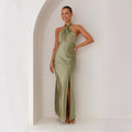 Karol® | Sofia Dress – Flowing elegance with halterneck detail