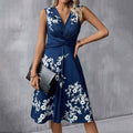 Paige® | Women'S Sleeveless Wrap-Neck Summer Dress
