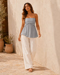 Evangeline Sexy Off Shoulder Shirts Irregular Hem Blouse
