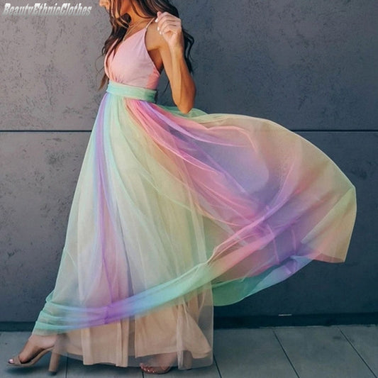 Marilyn® | V-Neck Long Dress