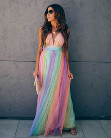 Marilyn® | V-Neck Long Dress
