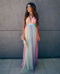 Marilyn® | V-Neck Long Dress