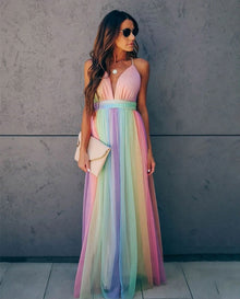 Marilyn® | V-Neck Long Dress