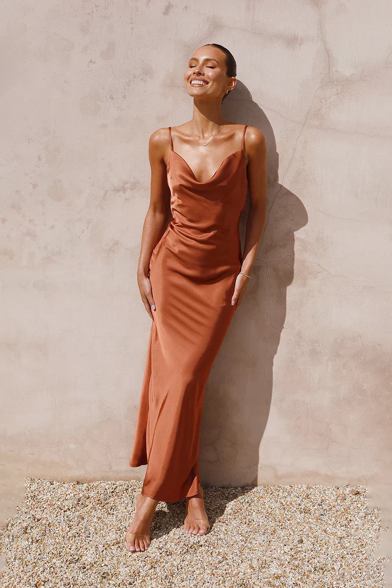 Viviana® | Maxi Dress Copper