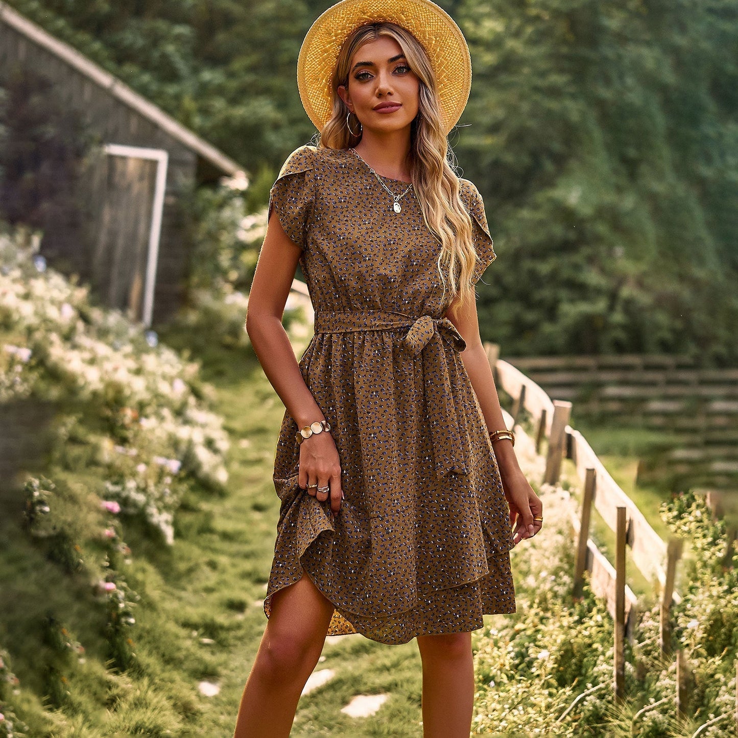 Trinity® | Comfortable Floral Dress