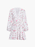 Emery® | Short floral dress with V-neck