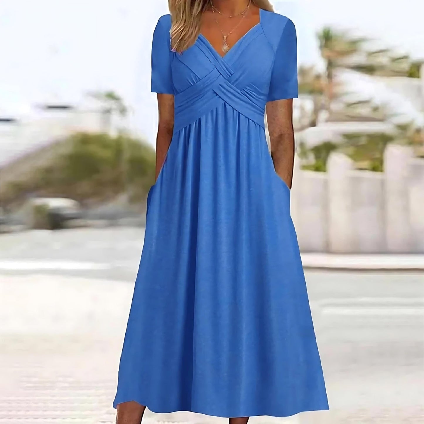 Paulina® | Elegant midi dress with tummy control
