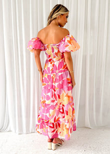 Nora® | Dress with puff sleeves