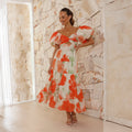 Nora® | Dress with puff sleeves