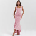 Mara | Ruched Maxi Dress Floral