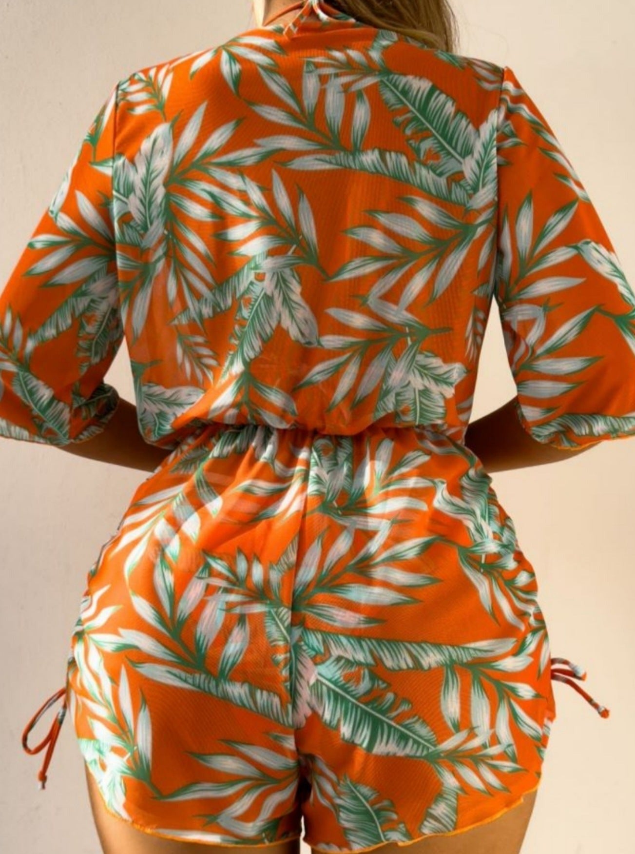 Kirsty® | Tropical Printed Three-Piece Sexy Bikini