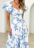 Nora® | Dress with puff sleeves