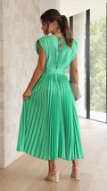 Olivia® | Long Dress With Deep V-Neckline And Bow On The Back
