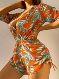 Kirsty® | Tropical Printed Three-Piece Sexy Bikini