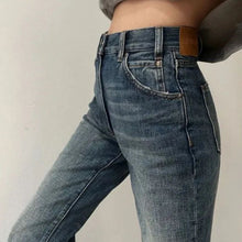 Retro Flared Loose-Fit Jeans