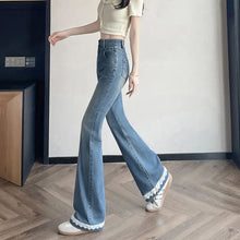 Women’s Lace Denim Bell Bottom Pants