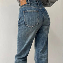 Retro Flared Loose-Fit Jeans