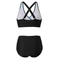 Brigitte® | Women'S High Waisted Push-Up Halter Bikini Set