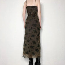 Bianca® | Vintage floral lace dress with sheer overlay