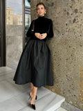 Isabella® | Long sleeve midi dress